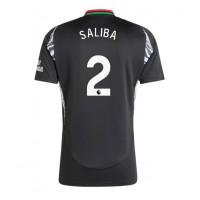 Arsenal William Saliba #2 Vieraspaita 2024-25 Lyhythihainen